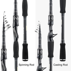 Carbon Telescopic Fishing Rod